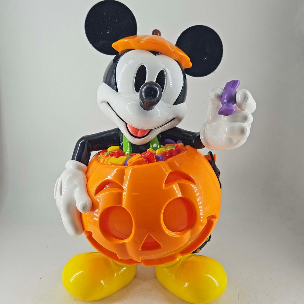 Disney Parks Mickey Mouse Halloween Pumpkin Jack O Lantern Popcorn Bucket